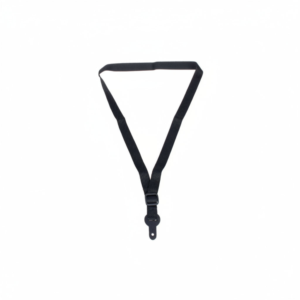 Black strap on a white background