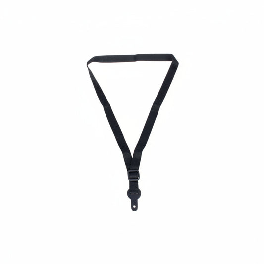 Black strap on a white background