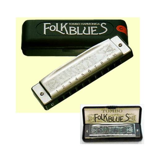 View of the armonica in and out of its protective plastic case