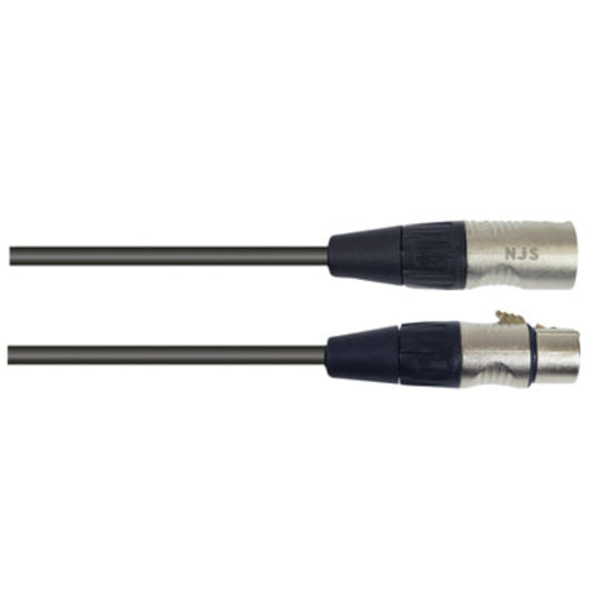 cable with XLR connectors on a white background