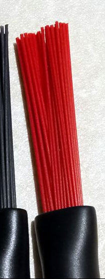 PP12 | Drum Sticks | Nylon Brushes Retractable | Set of 2 image 3