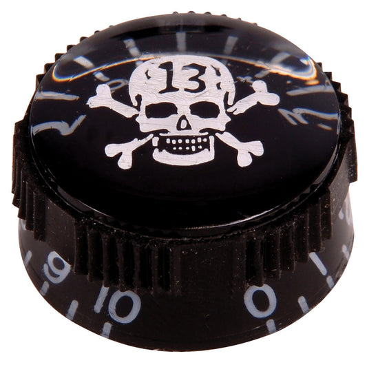 Parts | Control Knobs | Black/Skull & Crossbones | Guitar Tech image 0