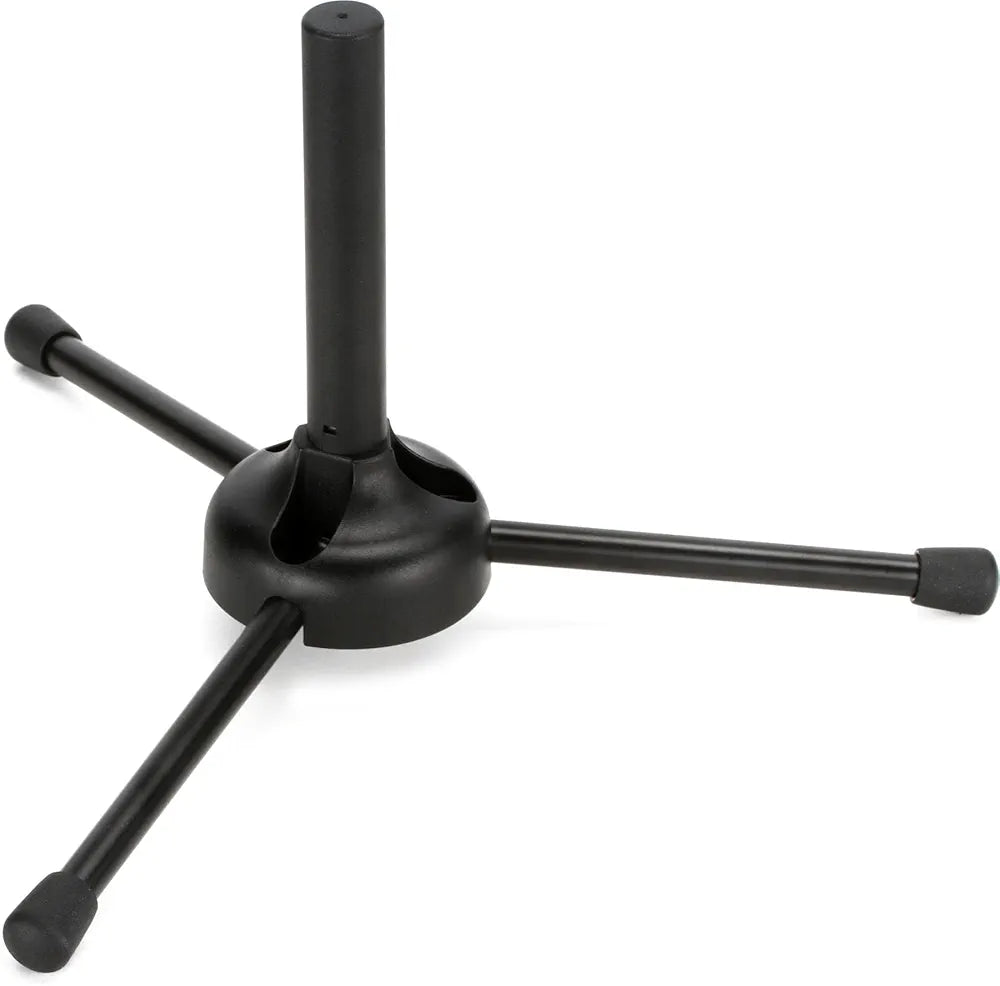 Black metal stand with five arms on a white background