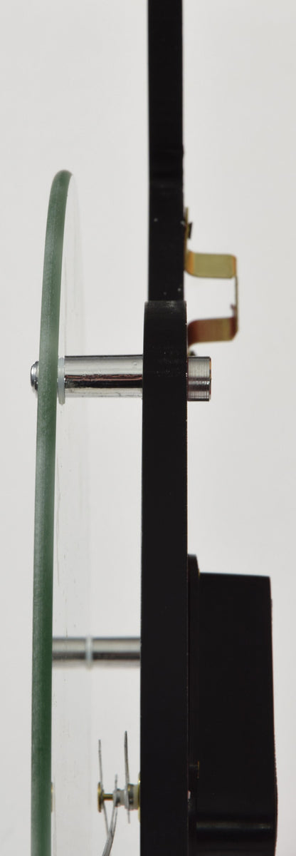 Close-up of a mechanical component with a white background