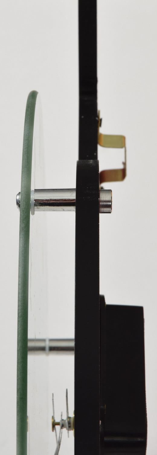 Close-up of a mechanical component with a white background