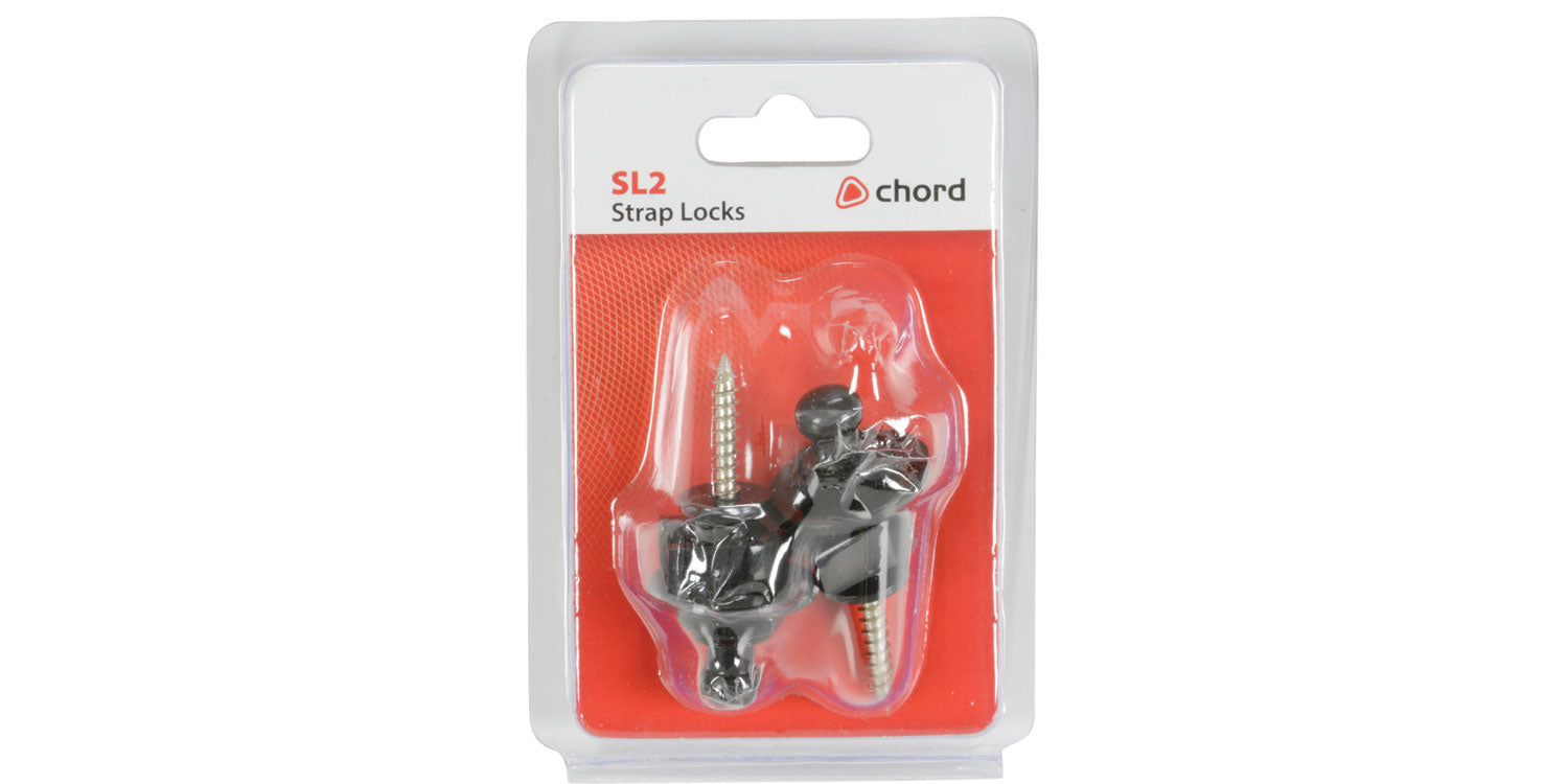 Chord SL-2 strap locks in packaging on a white background