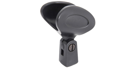 Black clip-on magnifier on a white background