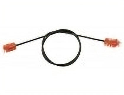 A flexible rod with a brush on both ends