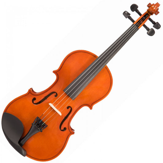 Violin on a white background