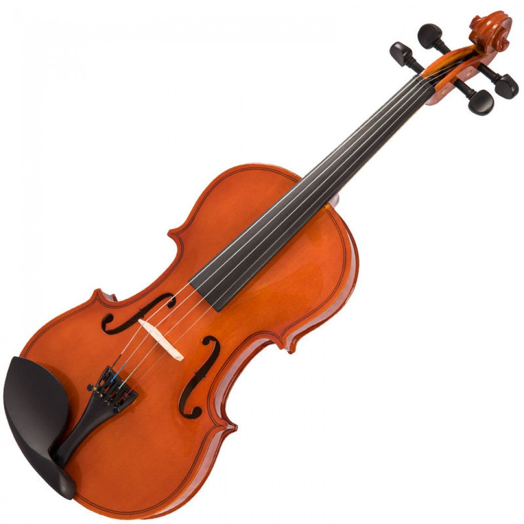 Violin on a white background