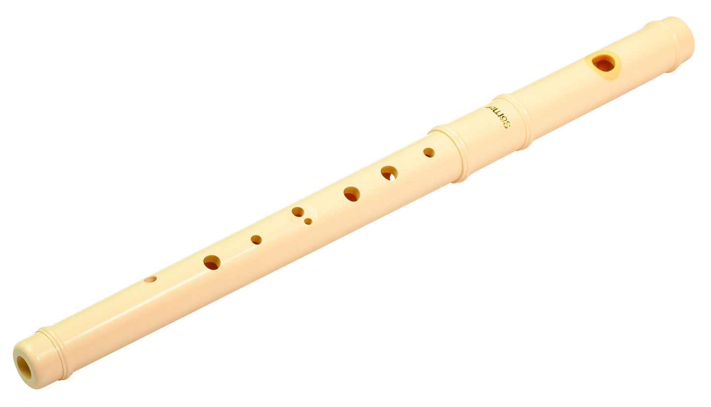 High quality plastic fife on a white background