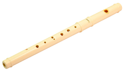 High quality plastic fife on a white background