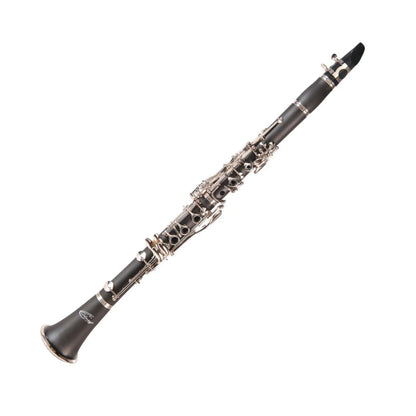 Clarinet on a white background