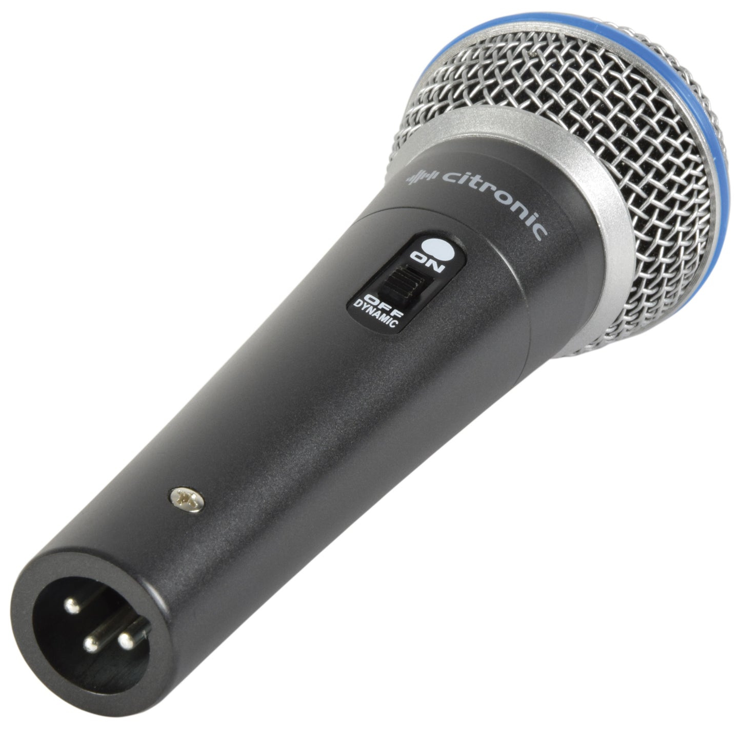 Citronic microphone on a white background