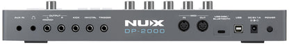 Back view of a NUX DP-2000 audio device with various ports and labels.