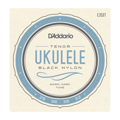 D'Addario tenor ukulele string set packaging with brand name and product details.