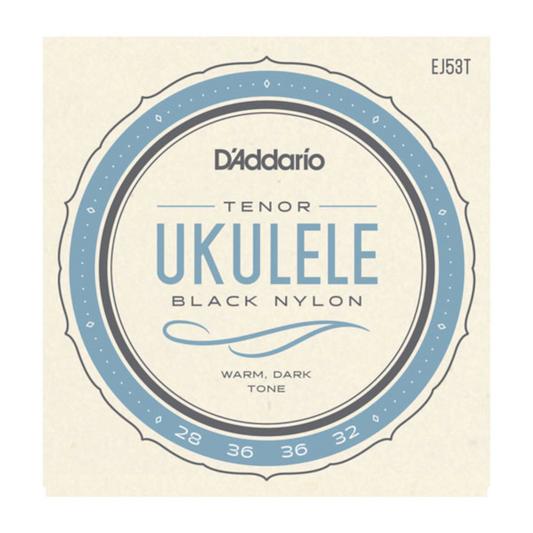 D'Addario tenor ukulele string set packaging with brand name and product details.