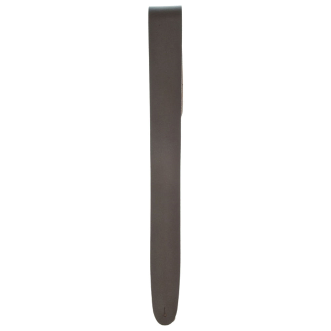 Broun guitar strap on a white background