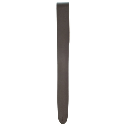 Broun guitar strap on a white background