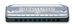 Bluesmaster harmonica with metallic finish