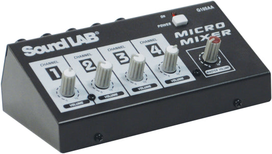 Sound LAB micro mixer on a white background