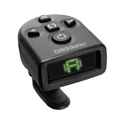 D'Addario guitar tuner on a white background
