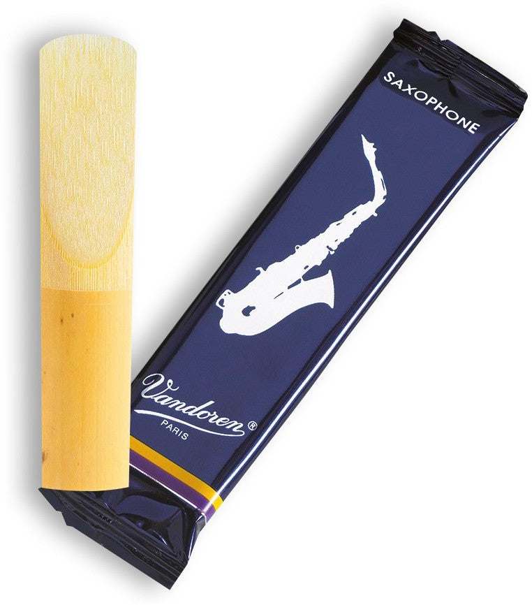Saxophone Vandoren reed packaging on a white background
