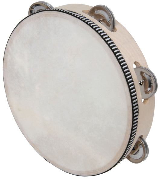 Tambourine on a white background