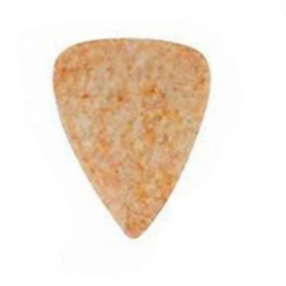 Felt ukulele pick on a white background