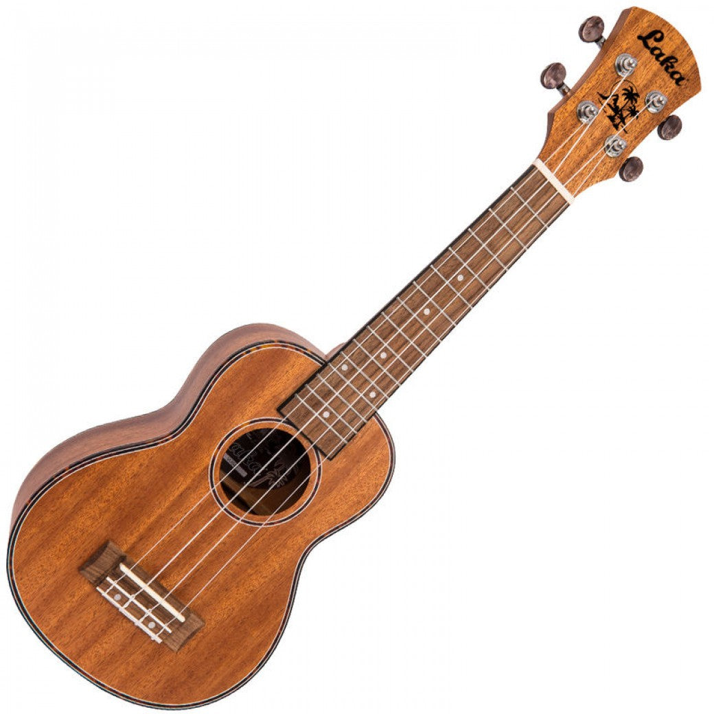 Laka VUS40 Acoustic Soprano Ukulele & Bag | Mahogany Body | Aquila Strings | Grover Tuners