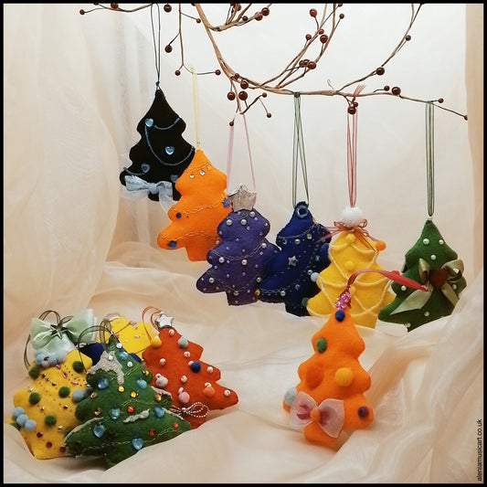 Christmas Decoration | Funky Trees | Handmade image 0